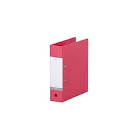 アズワン リクエスト D型リングファイル A4S 赤 G22803RDX5