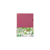 アズワン 【10枚×10セット】 リクエスト クリヤホルダー 色込 G6010CX10