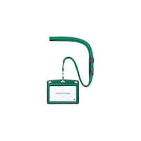 オープン工業 吊り下げ名札 レザータイプ 緑 OPENKN123PGNX5