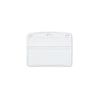 オープン工業 【10枚×5セット】 名札用ケース ヨコ名刺チャック付 OPENKNX105X5