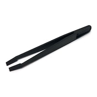 プラスチック製ピンセット 黒色 幅広 PNST93301BK ※3個以上から注文可能(販売価格は1個単位の価格)