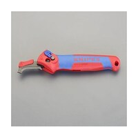 KNIPEX 146mm 電工ストリッピングナイフ(ラチェット式) EA589DM26