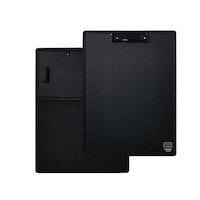 キングジム A4/E型 クリップボード(ポケット付/黒) EA762DA301