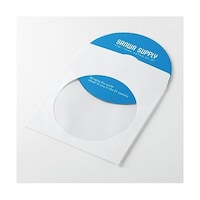 サンワサプライ CD/DVD用 ペーパースリーブケース(窓あり/100枚) EA762EE99