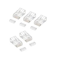 サンワサプライ LANケーブル用コネクター (CAT5e/単線用/10個) EA764BJ21