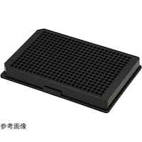 シーエスクリエ 【独自の素材をプレート底面に貼れる】底なしマイクロプレート 384well テープ付 1パック(5枚入) CSCSM3843