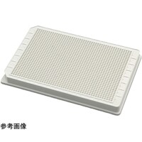 シーエスクリエ 独自素材をプレート底面に貼れる 底なしマイクロプレート 1536well 白 テープ付 1パック(5枚入) CSCSM15363W