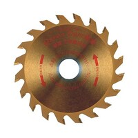サンピース チタンコーティングチップソー クイーンタイガー窯業 外径100mm YG100