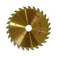 サンピース チタンコーティングチップソー クイーンタイガー窯業 外径180mm YG180