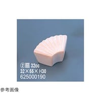アズワン 製菓用ゴム型サンモールド (2)扇 32cc