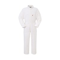 DON ツナギ服 B3L ホワイト 260g/m2 綿100% 【袖口/マジックテープ】 10