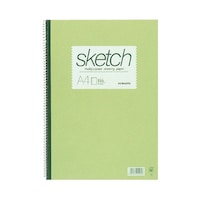 日本ノート A4スケッチブック(オリーブ) SK610 ※2冊以上から注文可能(販売価格は1冊単位の価格)