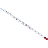 アズワン アルコール温度計 5ー+105℃ 1/1℃目盛 ケース付き TA21