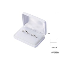 ARROW CASE ブライダルペアリングケース ホワイト W87×D61×H33mm 1箱(12個入) RB117