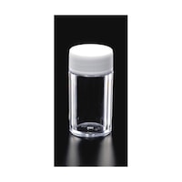 アズワン ねじ口びん 20mL(スチロール製) 1セット(10個入) S75208801