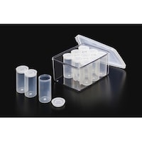 アズワン プッシュバイアルびん 30mL セットケース付 12本 S75209410