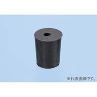 アズワン 穴あきゴム栓(1穴) No.7 1セット(10個入) S75310608