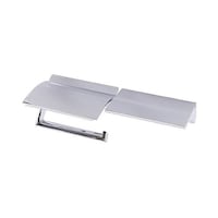アズワン ワンハンド/トイレットペーパーホルダー(棚付/クロームメッキ) EA638LD47