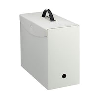 ライオン事務器 A4/152x326x268mm ボックスバッグ(ライトグレー) EA762CF322A