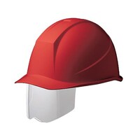 ミドリ安全 ABS製ヘルメット(KP・シールド面)レッド SC11 B S RAKPRD