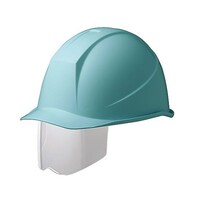 ミドリ安全 ABS製ヘルメット(KP・シールド面)スカイブルー SC11 B S RAKPSB