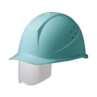 ミドリ安全 ABS製ヘルメット(通気孔・KP・シールド面)スカイブルー SC11 B V S RAKPSB