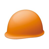 ミドリ安全 PC製ヘルメット ライトオレンジ SCM PC 2 RALO