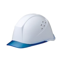 ミドリ安全 女性用 PC製ヘルメット(遮熱・αライナー・ホワイト/ブルー LSCH11 P CL V aW/BL