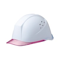 ミドリ安全 女性用 PC製ヘルメット(遮熱・αライナー・ホワイト/ピンク LSCH11 P CL V aW/PK