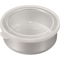 エコー金属 フタ付ボール浅型10cm 1箱(10個入) 0321671