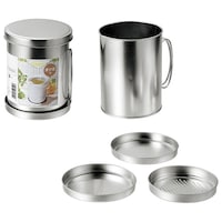 エコー金属 オイルポット700mL 受け皿付 1箱(10個入) 0399769