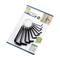 エコー金属 六角レンチ 1箱(10本セット×10個入) 0506591