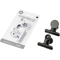 エコー金属 カラー目玉クリップ マグネット付50mm 1箱(10個入) 1106523