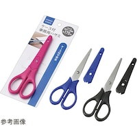 エコー金属 ケース付事務用ハサミ 約170mm 1箱(12個入) 1159406