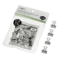 エコー金属 メタルダブルクリップ(小)1箱(16Pセット×10個入) 1199471