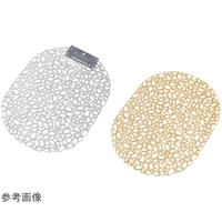 エコー金属 フラワーランチョンマット(楕円型)1箱(10個入) 2249171