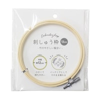 エコー金属 竹製刺しゅう枠12cm 1箱(10個入) 2299380