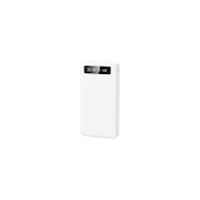 SeeSea Japan モバイルバッテリー背面ライト付き30000mAh ホワイト ABSAS300WH