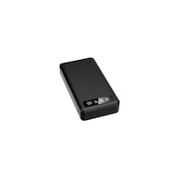 SeeSea Japan モバイルバッテリー背面ライト付き30000mAh ブラック ABSAS300BK