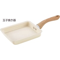 カクセー IH対応 セラミックC 玉子焼き器 ウォームアイボリー NB41