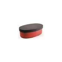 カクセー 山中塗 曲げわっぱ風お弁当箱(朱色)小判型 TW20