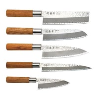 アズワン 「関藤平Classic」5点セット(菜切・三徳・刺身・出刃・小出刃) 32072