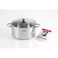 アズワン 「ラ・ベットラ」IH200V対応両手鍋24cm LB174R