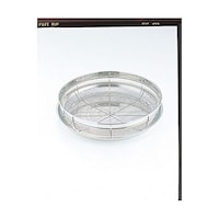 アズワン 「鮮食派宣言」浅ザル&トレーセット25cm(箱入) 167009