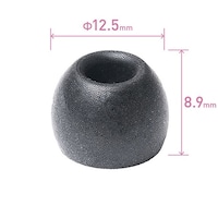 アズワン 丸型低反発イヤピース Mサイズ 2ペアセット AACMTH01/M4P