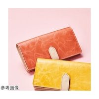アズワン レディース長財布 山羊革と牛ヌメ革のコンビネーション ピンク K51110548