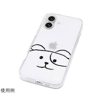 アズワン エイカン ソフトクリアケース for iPhone 16 MYPETイヌ AK27017i16