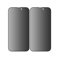アズワン ミアック のぞき見防止強化ガラスフィルム for iPhone 16 Pro Max(2枚入り) MA27207i16PM