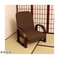 立ち座りらくらく座椅子 ミドルタイプ リクライニング ブラウン TAN101MBR