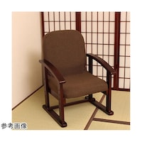 立ち座りらくらく座椅子 ハイタイプ リクライニング ブラウン TAN101HBR